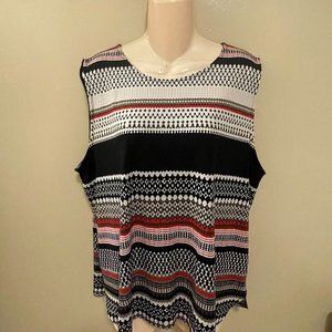 Liz Claiborne Women's Tank Shell Top XL